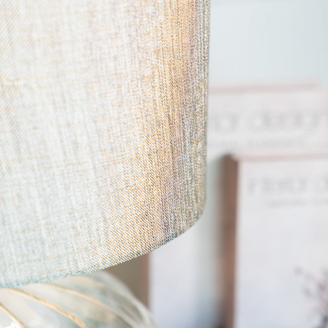 Pair of Kyra Clear Glass Table Lamps 57cm
