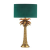 Palm Table Lamp Matt Gold picture on the white background