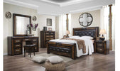 Paris 6ft Super King Size Bed life style picture with full range of Paris bedroom furniture collection