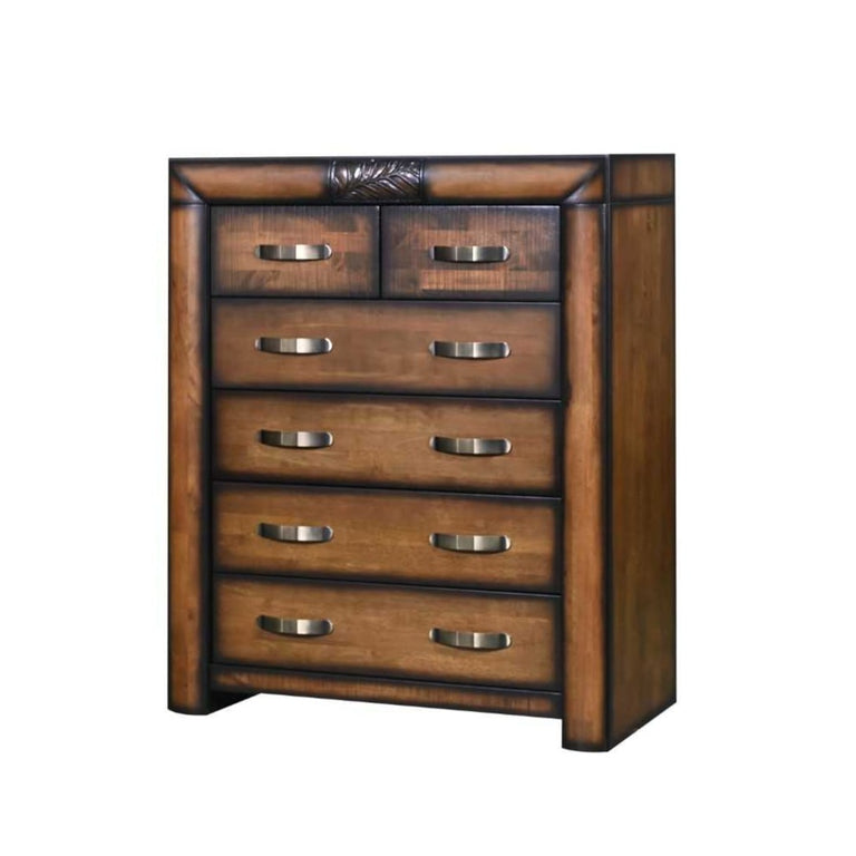 Paris Chest of 6 Drawers – Solid Wood Tall Bedroom Chest