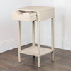 Parson 1 Drawer Accent Table Side View with Drawer Open