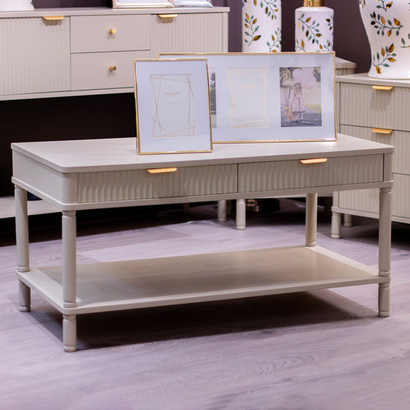 Parson 2 Drawer Coffee Table life style picture