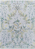 Laura Ashley Parterre Floral Rug Pale Sage picture of the rug's floral design