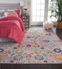 Nourison Passion Rug PSN01 Silver lifestyle picture in the bedroom