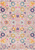 Nourison Passion Rug PSN01 Silver picture of the rug floral design