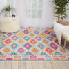 Nourison Passion Rug PSN02 Multicolor lifestyle picture in the living room