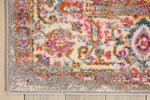 Nourison Passion Rug PSN03 Grey with a bordered design