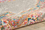 Nourison Passion Rug PSN03 Grey area rug with a low pile perfect for a busy, high-traffic spaces