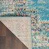 Nourison Passion Rug PSN03 Light Blue with a latex and jute backing