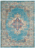 Nourison Passion Rug PSN03 Light Blue picture of the rug design