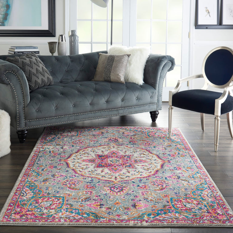 Nourison Passion Rug PSN22 Grey Multicolor