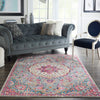 Nourison Passion Rug PSN22 Grey Multicolour lifestyle picture in the living room