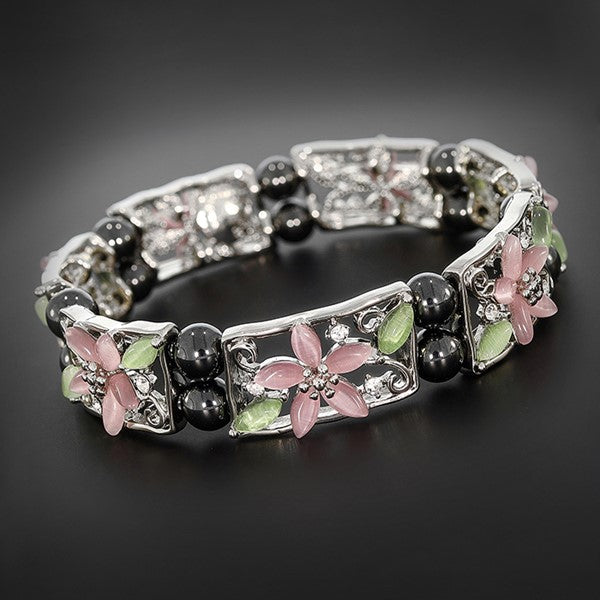 Pastel Flowers Bracelet
