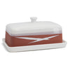 Paul Maloney Pottery Terracotta Butter Dish picture on the white background