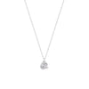 Pave Love Knot Pendant Silver picture of the pendant design