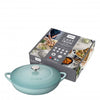 Denby Pavilion Cast Iron 30 cm Shallow Casserole with a gift box
