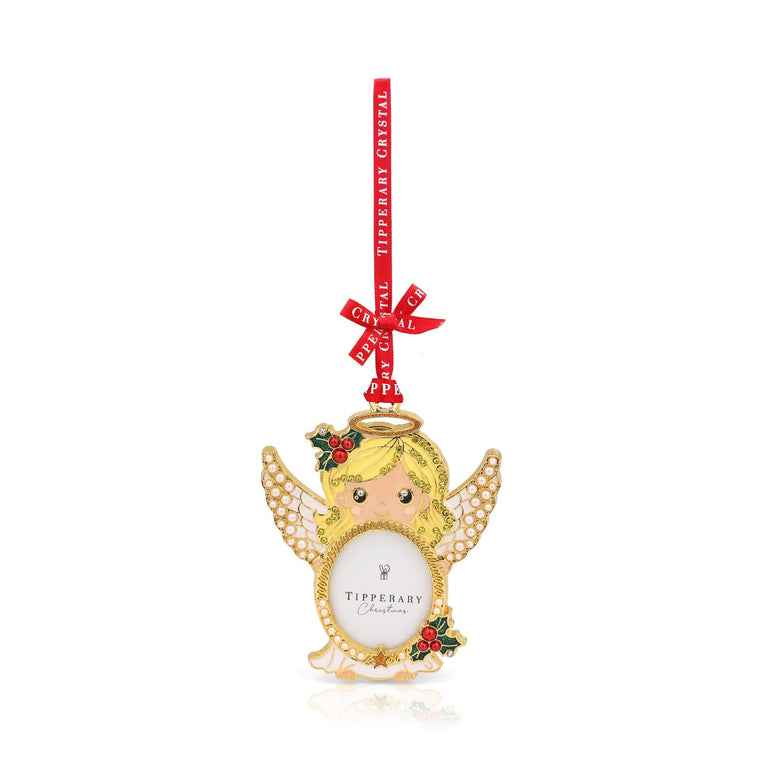 Pearl Angel Frame Christmas Decoration