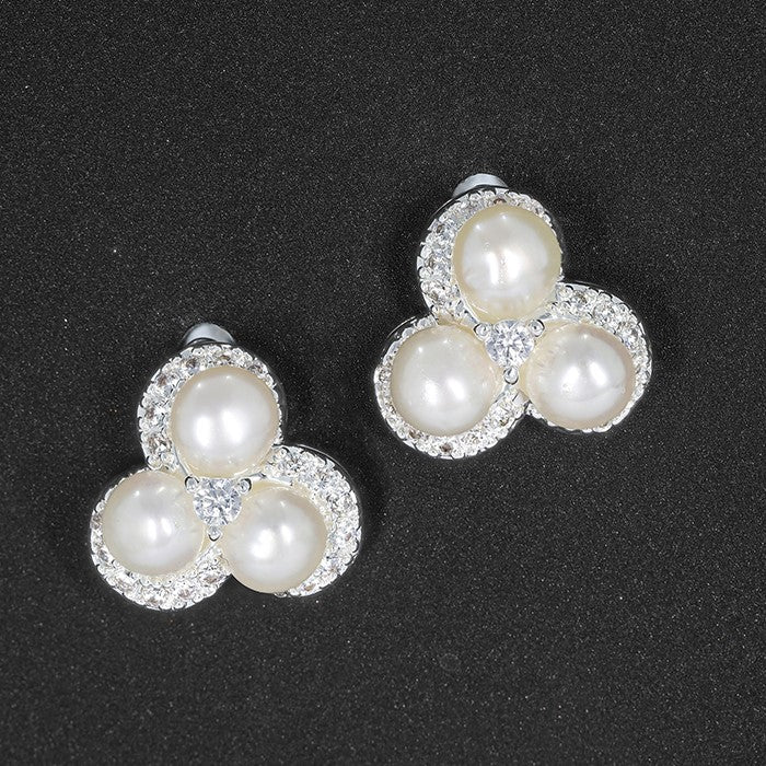 Pearl Swirl Earrings