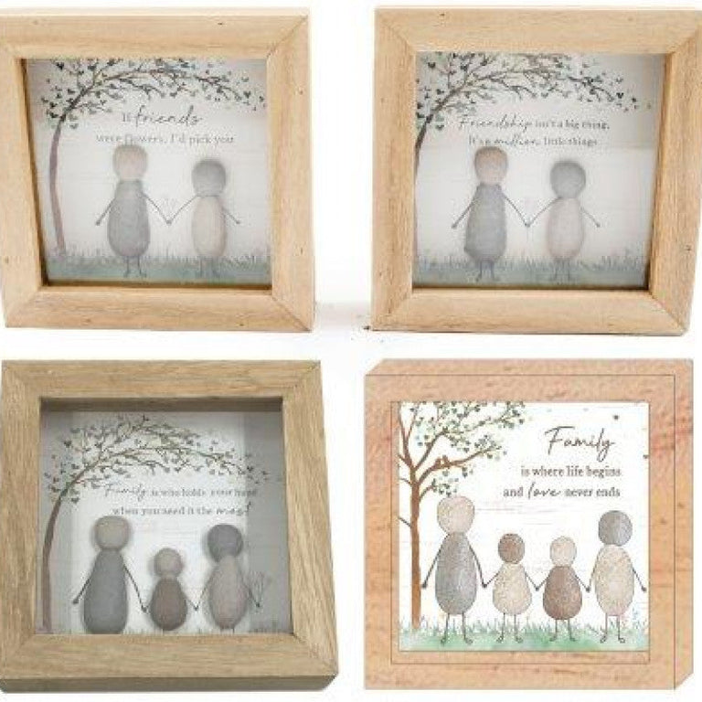 Pebble Family/Friends Plaques - Family & Friends Unique Home Decor