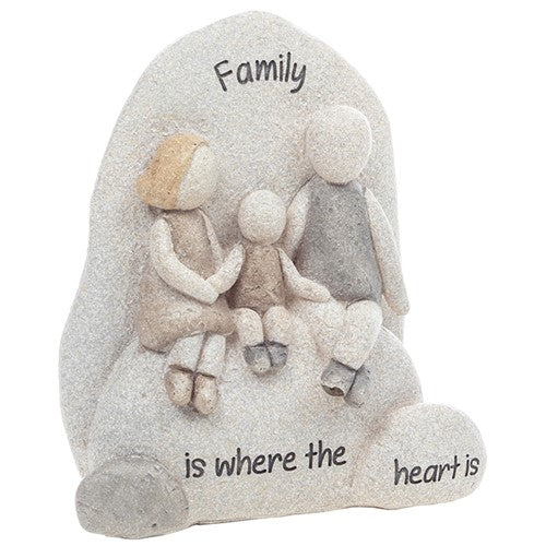 Pebble Pals Scene Family