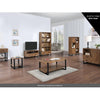 Pembroke Coffee Table with Shelf life style picture with other Pembroke furniture
