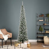 Christmas Tree Pensil Pine Snowy 210 cm life style picture