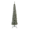 Christmas Tree Pensil Pine Snowy 210 cm picture on the white background