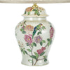 Peony Ceramic Table Lamp close view picture of the colorfull ceramic base