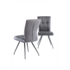 Comfortable upholstered dining chairs for a chic dining room.
