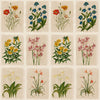 Laura Ashley Pershore Postcards Wallpaper Multi / Linen close view picture of the wallpaper design