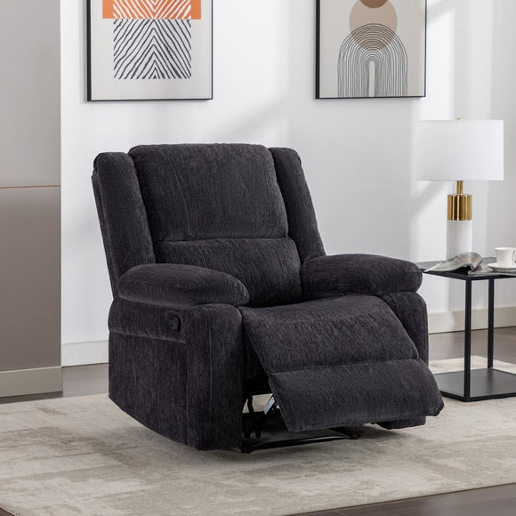 Perth Recliner Armchair life style close view photo with reclined seat