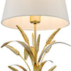 Phaedra Table Lamp Gold close vi picture of the tappered shade