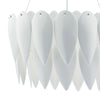Phillipa 3 Light Pendant  close view picture of the white ceramic shade
