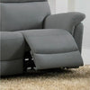 Phoenix 3+1+1 Sofa Set Anthracite close view picture of the reclined seat