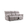 Phoenix 3+1+1 Sofa Set Ash picture of the 3 seater sofa recliner on the white background