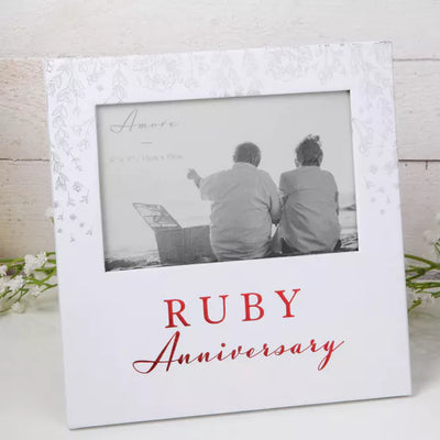 Amore Photo Frame Ruby Anniversary 6