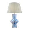 Picasso Ceramic Table Lamp Blue picture on the white background