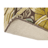 Morris & Co Pimpernel Floral Rug Bullrush with a cotton and latex backing