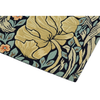 Morris & Co Pimpernel Floral Rug Indigo hand-tufted rug with a cut pile