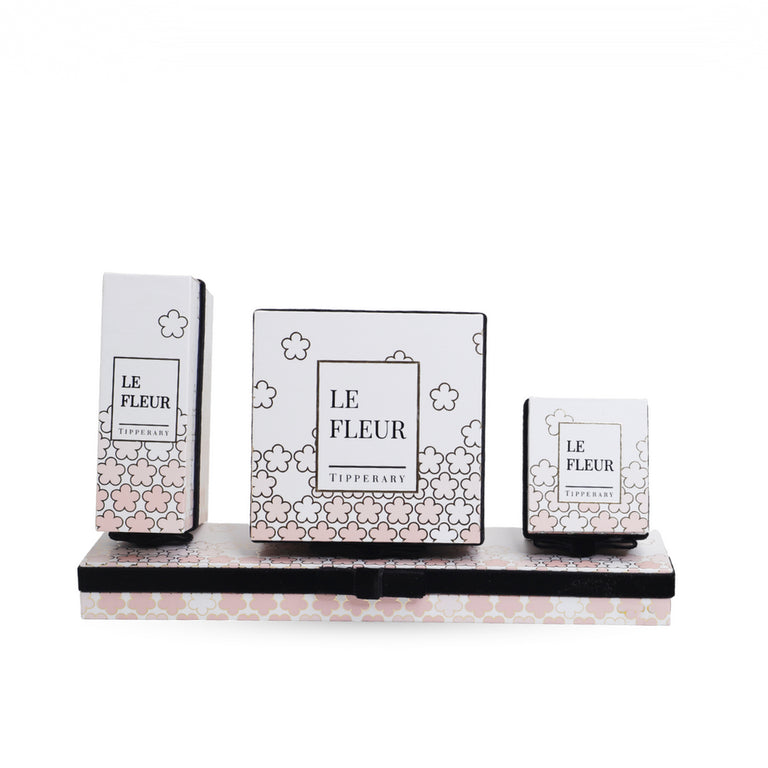 Tipperary Crystal Pink Cz Earrings Yellow Gold