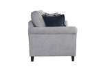 Pippa 2 Seater Sofa Silver side view picture