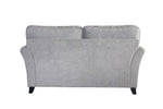 Pippa 2 Seater Sofa Silver picture from the back