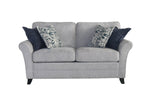 Pippa 2 Seater Sofa Silver front view picture