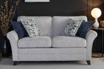 Pippa 2 Seater Sofa Silver life style picture