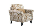 Pippa Accent Chair Mustard picture on the white background