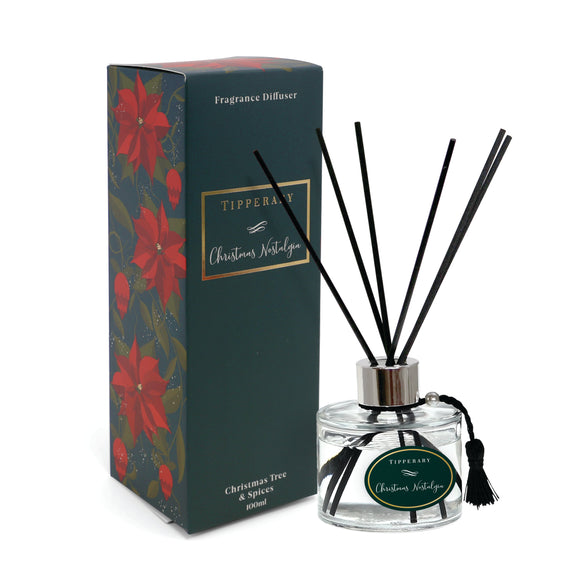 Rediscover the magic of the holiday season with the Tipperary Crystal Poinsettia Diffuser in Christmas Nostalgia. Elevate your festive ambiance with the warm and nostalgic fragrance that evokes cherished holiday memories.