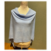 Cozy Sky Blue Poncho For Women – Ideal Autumn Outfit
