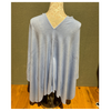 Sky Blue Poncho For Women – Soft and Lightweight Layer
