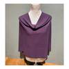 Dark Purple Poncho For Women Perfect For Fall
