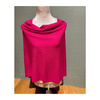 Fuchsia Poncho For Women, perfect for chilly weather.
